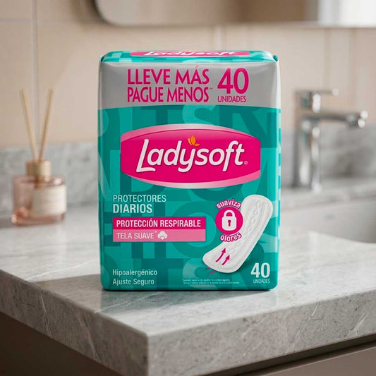 PROTECTORES DIARIOS LADYSOFT RESPIR X 40