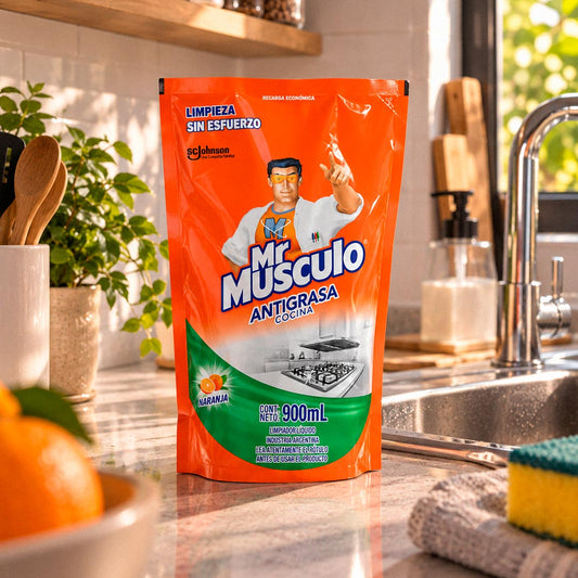 LIMPIADOR MR. MUSCULO NARANJA DOY PACK 900ML