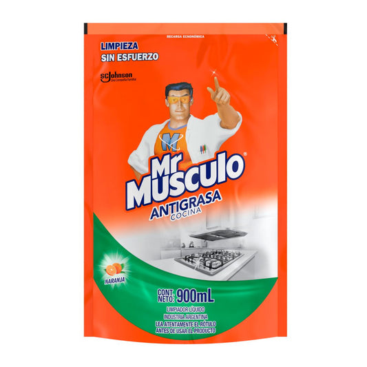 LIMPIADOR MR. MUSCULO NARANJA DOY PACK 900ML
