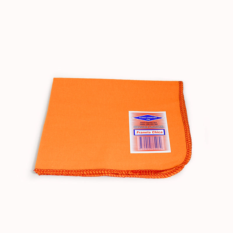 FRANELA NARANJA MULTIUSO 40X30CM COD 208