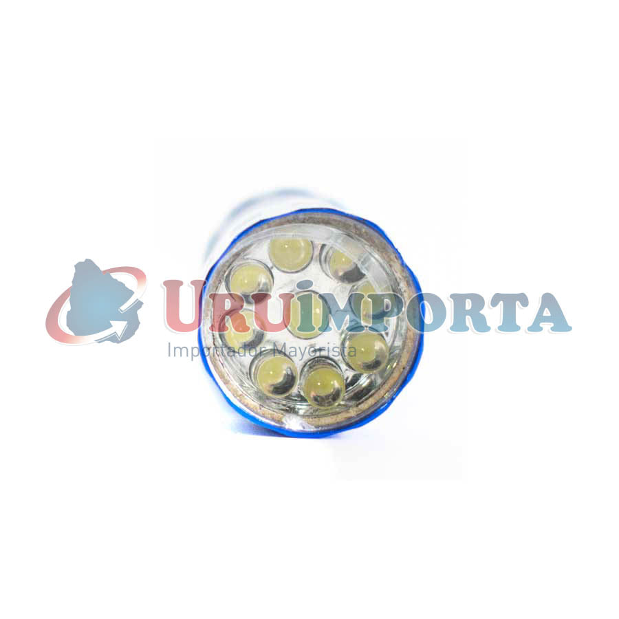 LINTERNA 9 LED EN BLISTERS  PILAS INC AAA LH-1926