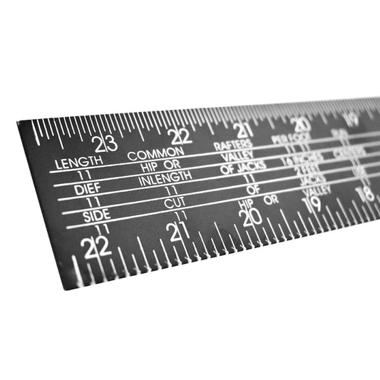 ESCUADRA REGLA 60X40CM METALICA NEGRA LH-645