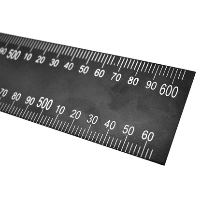 ESCUADRA REGLA 60X40CM METALICA NEGRA LH-645