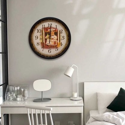RELOJ DE PARED 30CM DECORATIVO COCINA LH-3936