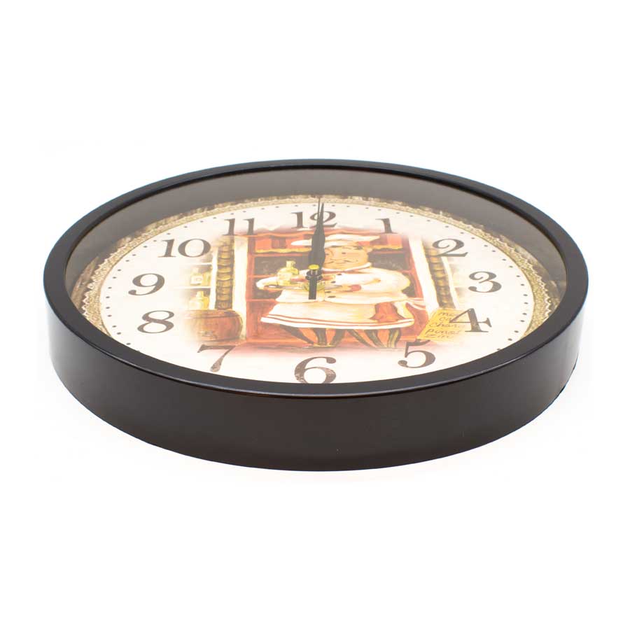 RELOJ DE PARED 30CM DECORATIVO COCINA LH-3936