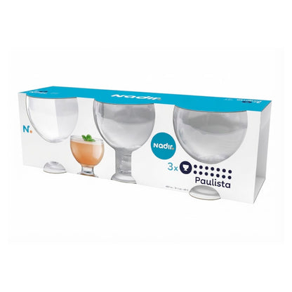 COPA HELADO/POSTRE PAULISTA X3 400 ML
