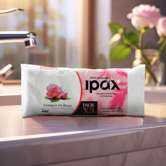 JABON DE TOCADOR CAMPOS DE ROSA PACK 3 UN 1173