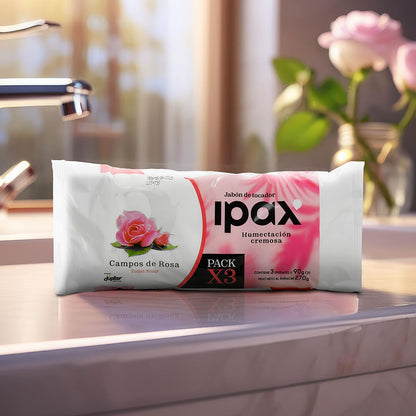 JABON DE TOCADOR CAMPOS DE ROSA PACK 3 UN 1173