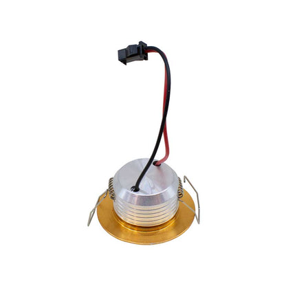 SPOT LED FIJO 3W 5CM COLOR PLATEADO LH-1908