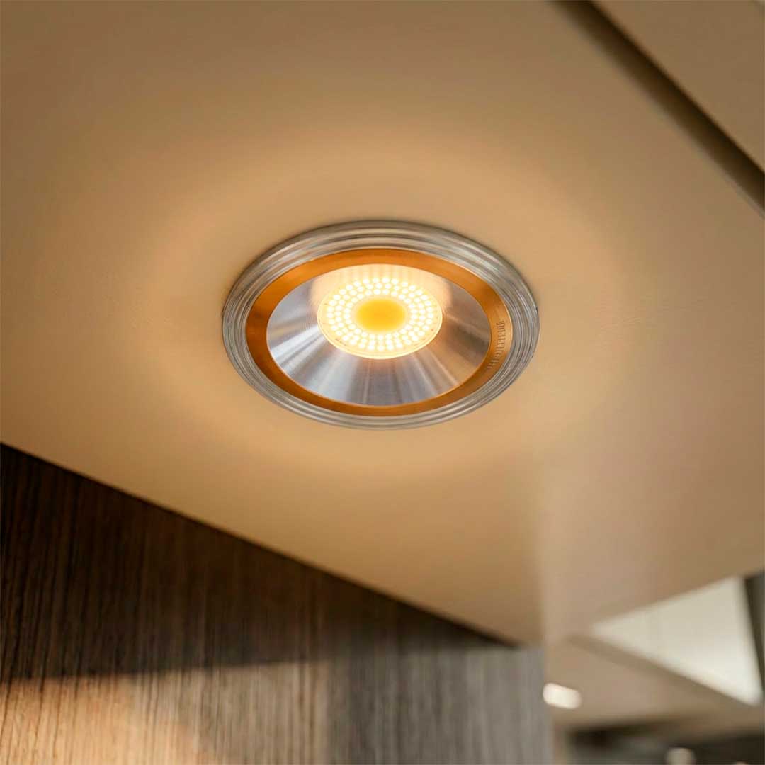 SPOT LED FIJO 3W 5CM COLOR PLATEADO LH-1908