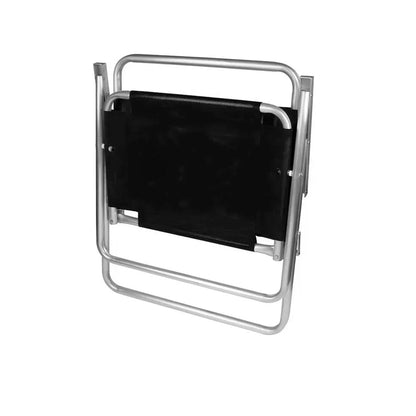 SILLA OVERSIZE ALUMINIO MOR NEGRO