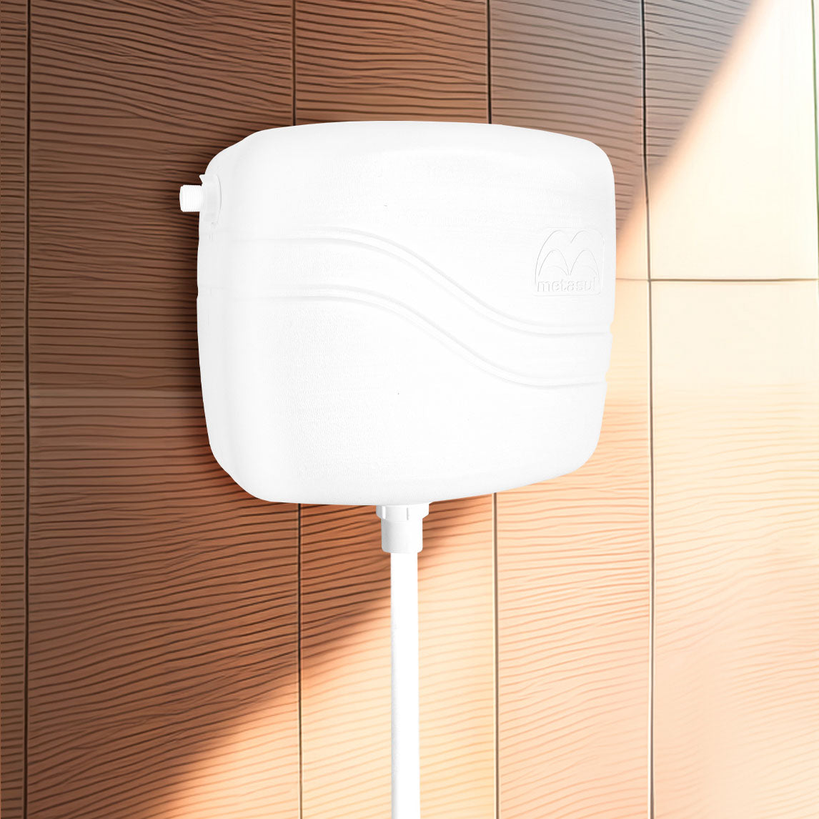 CISTERNA PLAST BLANCA 37X27X17 METASUL 010101003