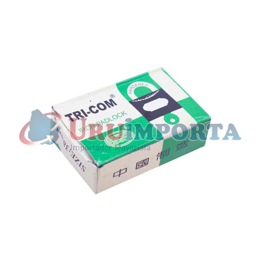 CANDADO DE HIERRO GRIS 38MM TRI-ROOM LH-1271