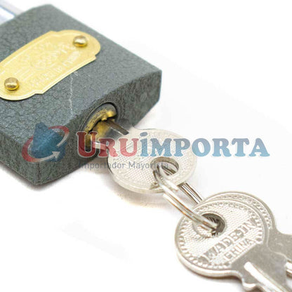 CANDADO DE HIERRO GRIS 38MM TRI-ROOM LH-1271