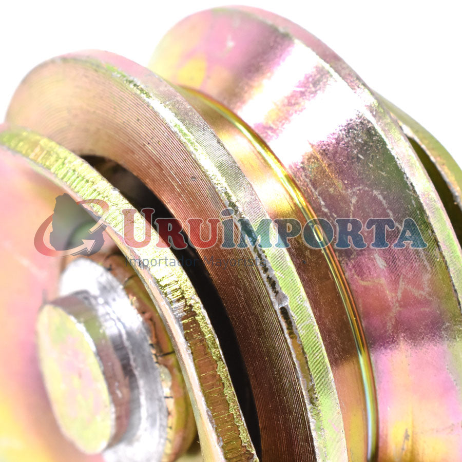 RUEDA PARA PORTON 50X15MM CON BASE LH-2488