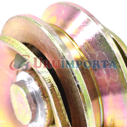 RUEDA PARA PORTON 50X15MM CON BASE LH-2488