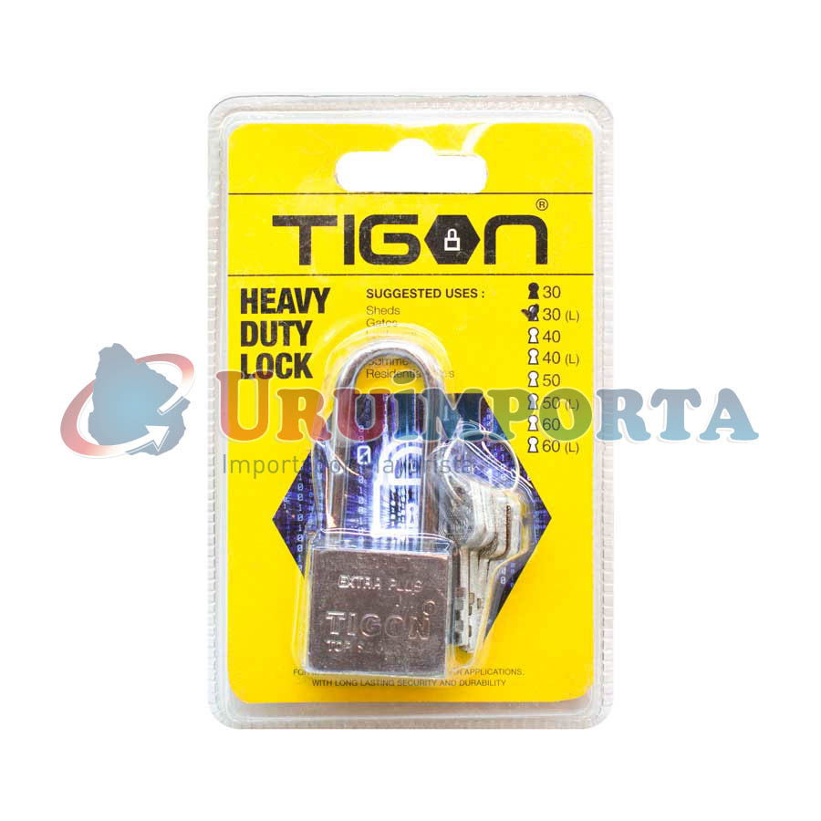 CANDADO TIGON ARO LARGO 30MM LH-330