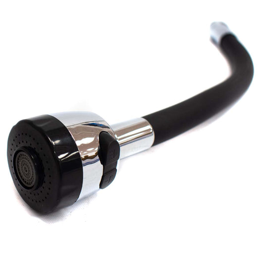 PUNTERO NEGRO FLEXIBLE P/GRIFOS CON ROSETA LH-3013