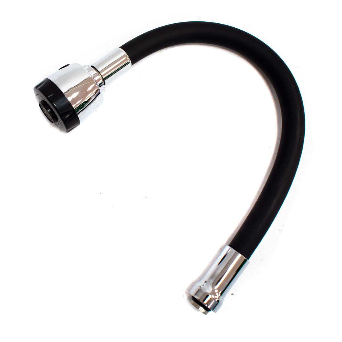 PUNTERO NEGRO FLEXIBLE P/GRIFOS CON ROSETA LH-3013