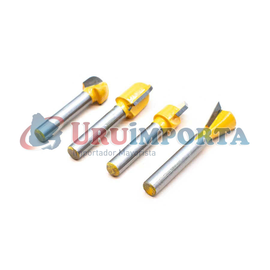 FRESAS 20PZ 1/4 EN CAJA DE MADERA MAKAWA MK-0150