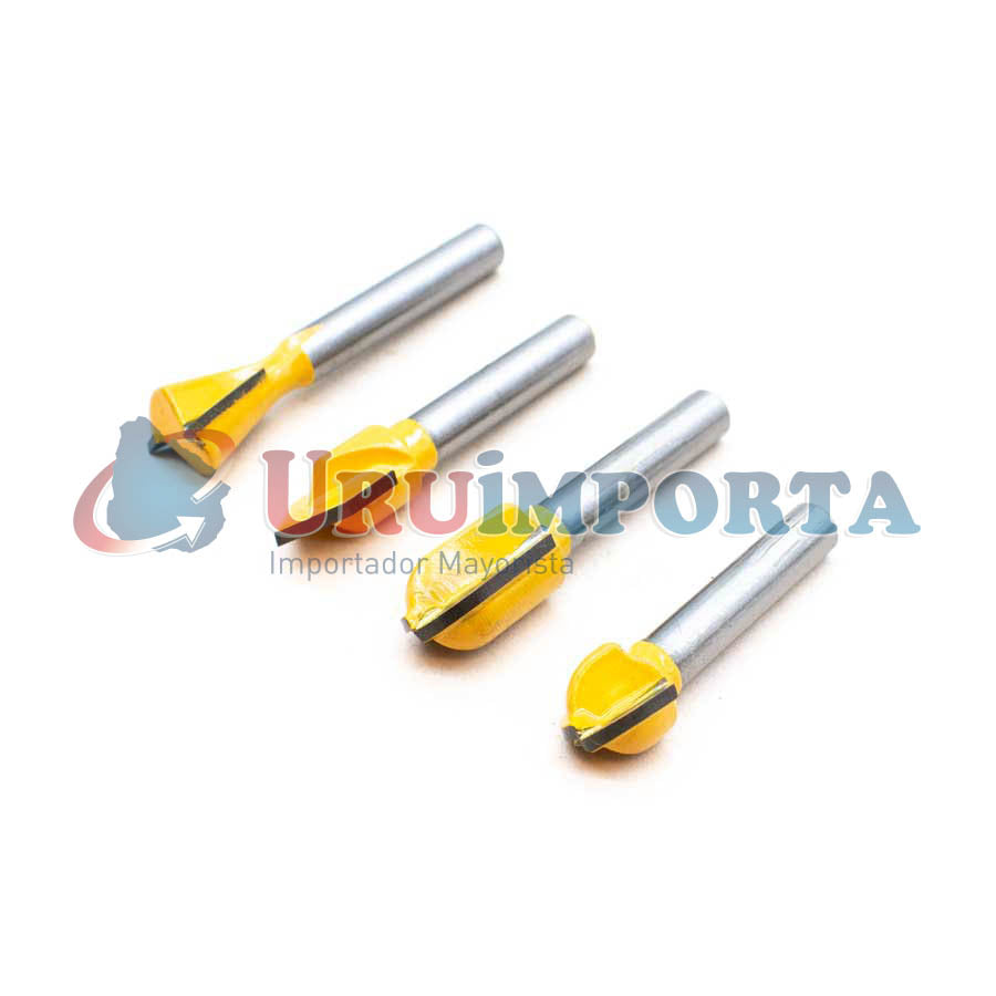 FRESAS 20PZ 1/4 EN CAJA DE MADERA MAKAWA MK-0150