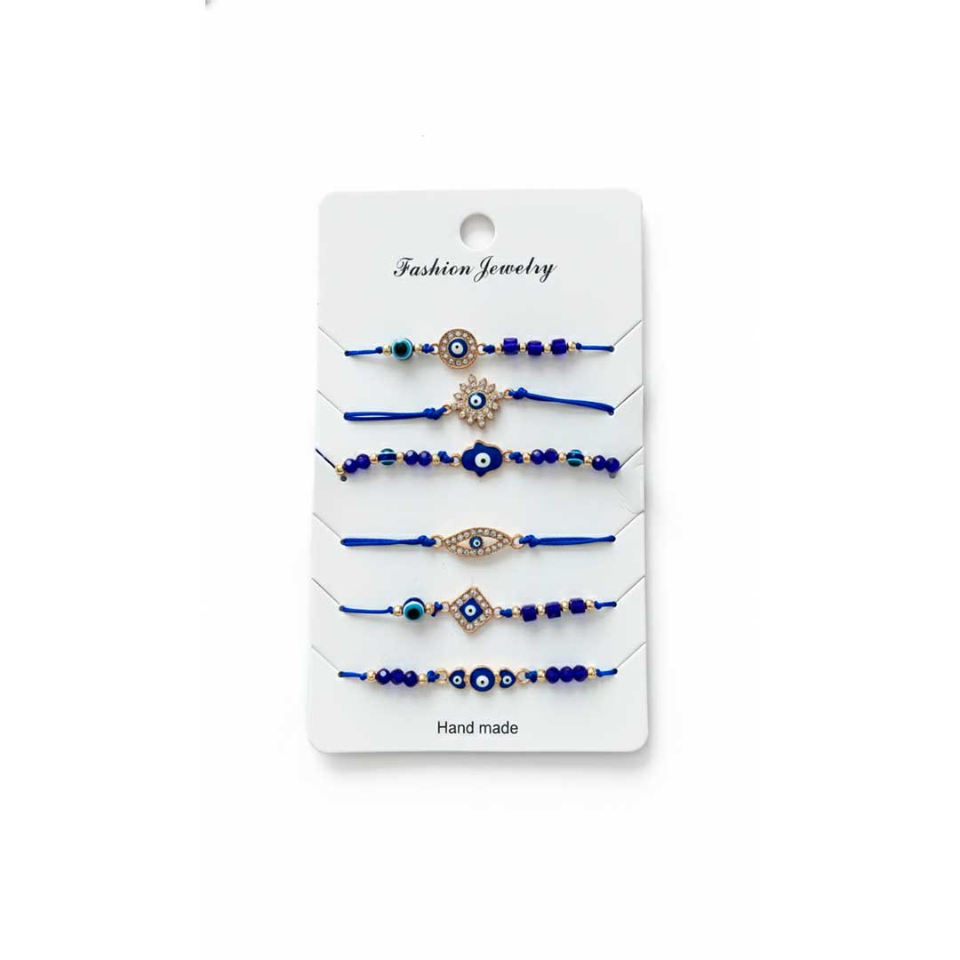 SET DE PULSERAS 6PZ EN BLISTER 625-515-17