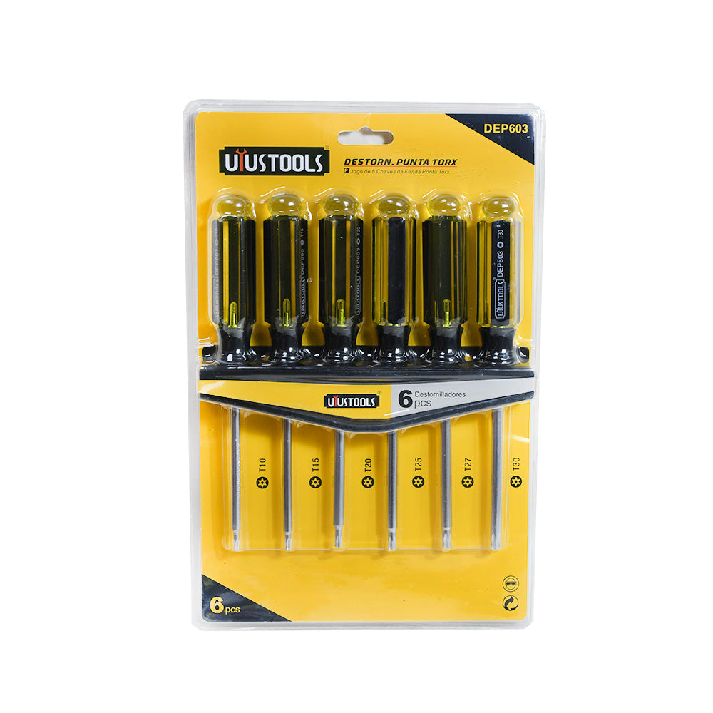 DESTORNILLADOR TORX 6PZ UYUSTOOLS DEP603