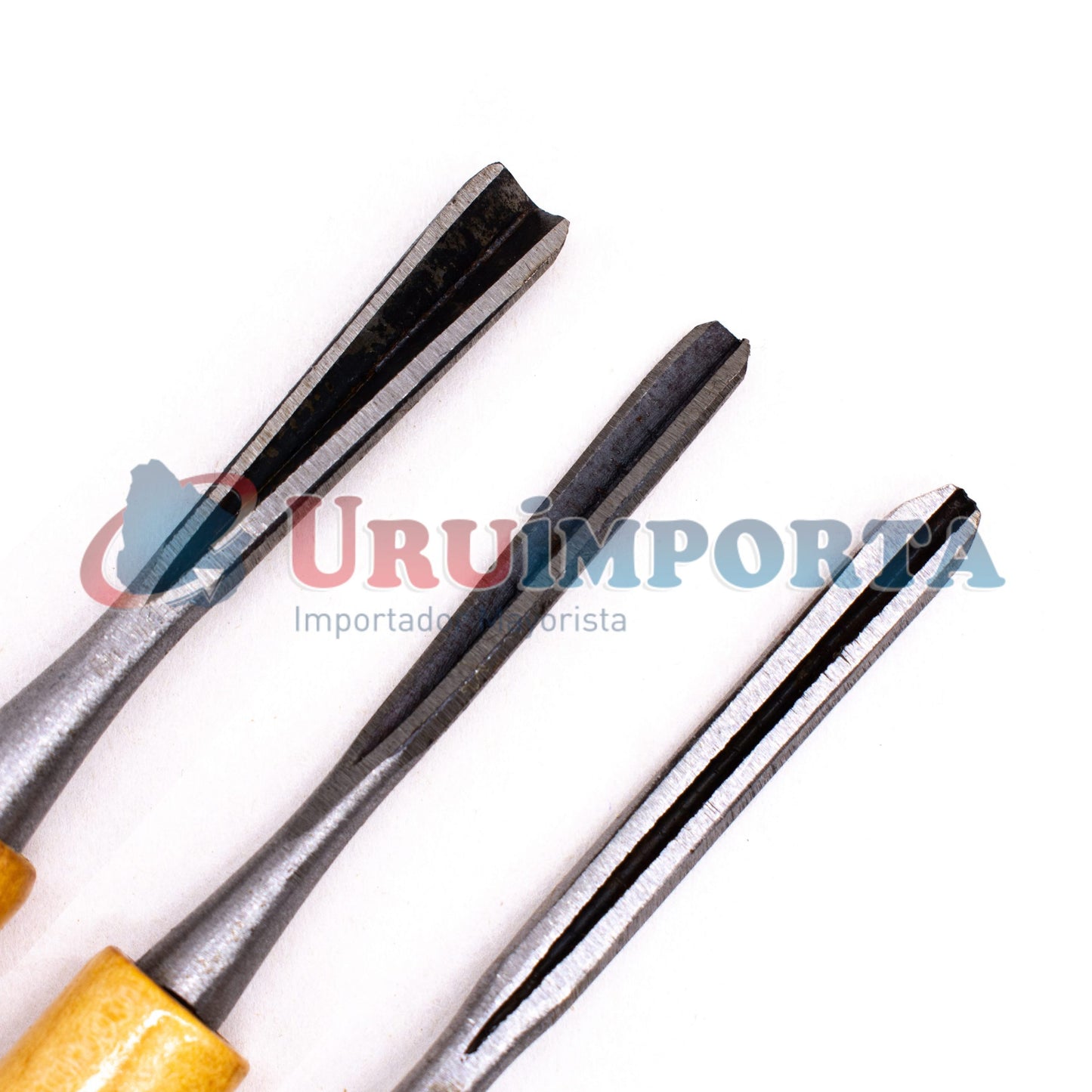 GUBIAS 12 PZ MANGO DE MADERA UYUSTOOLS GBU12M