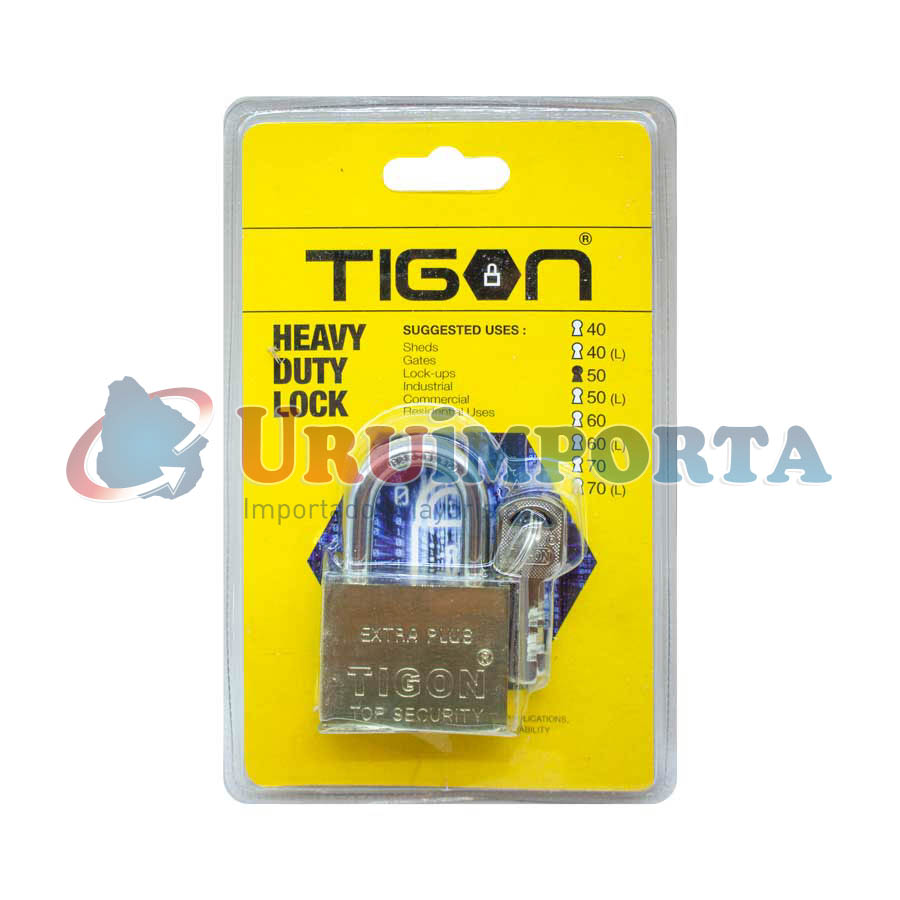 CANDADO TIGON BRONCEADO 50MM LH-329