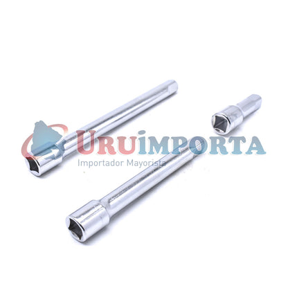 PROLONGADOR 3PZ 1/2″ PLATEADO UYUSTOOLS PRL301