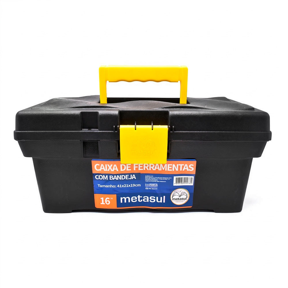 CAJA DE HERRAMIENTAS 41X19X21CM METASUL 013601008