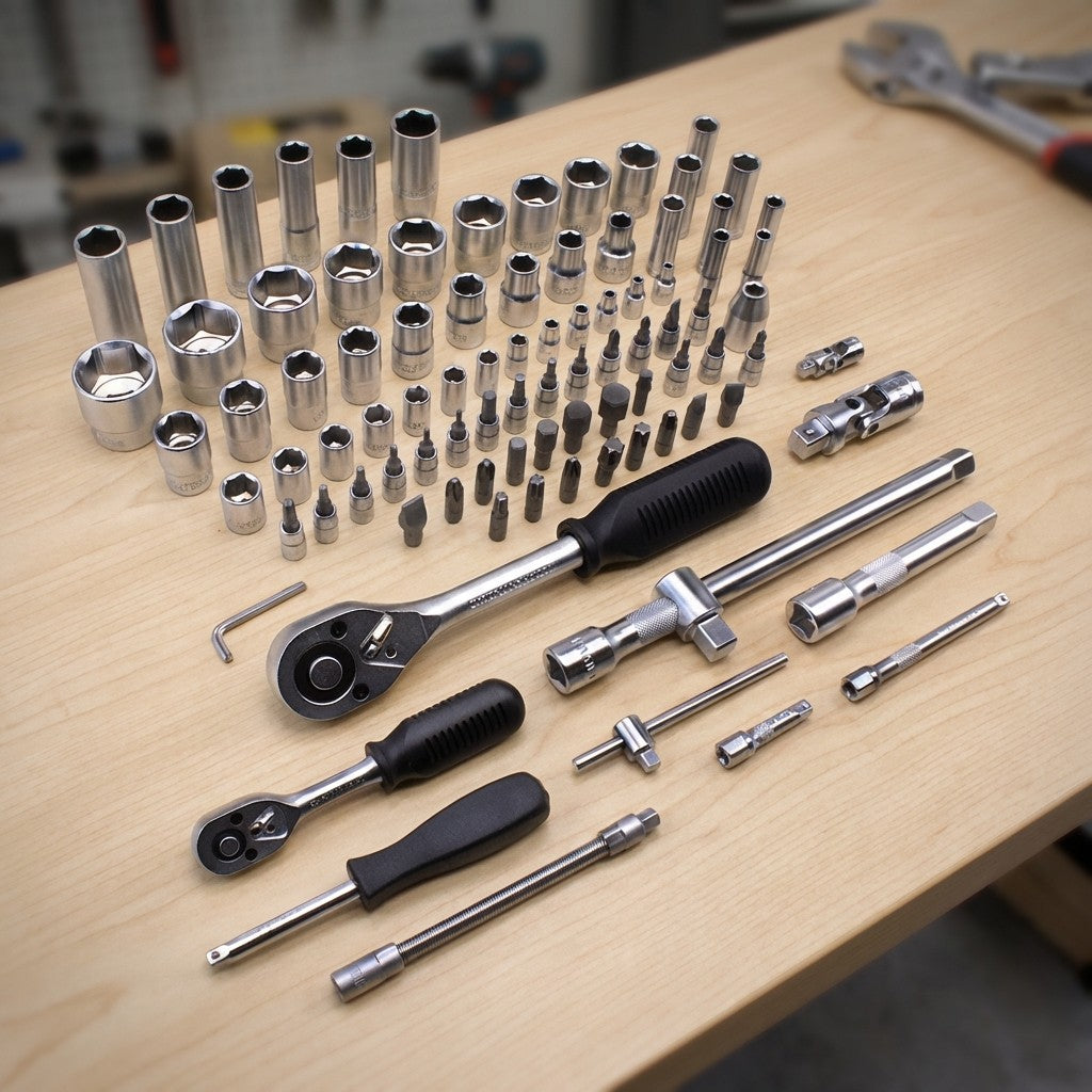 JUEGO DE DADO Y PUNTA 1/2”-1/4” 94PZ UYUS TUP094
