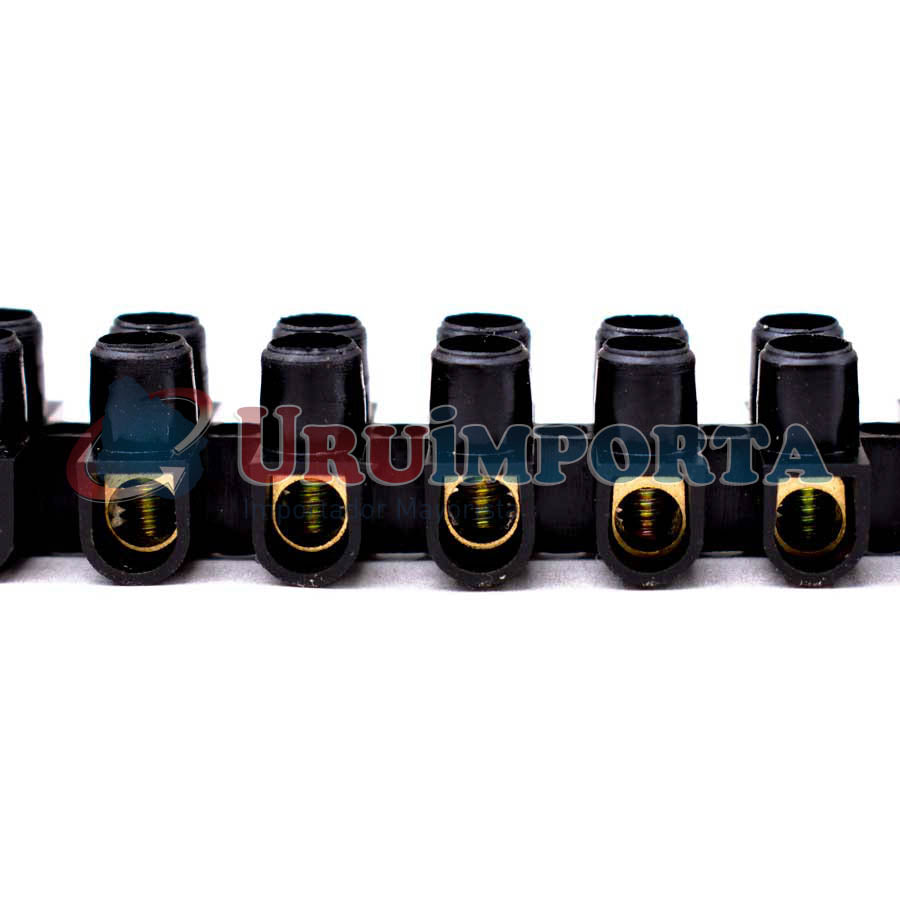 REGLETA DE CONEXION 12MM NEGRA LH-2112
