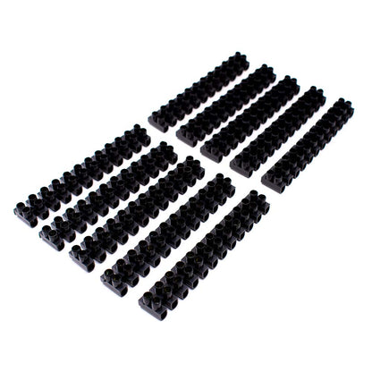 REGLETA DE CONEXION 12MM NEGRA LH-2112