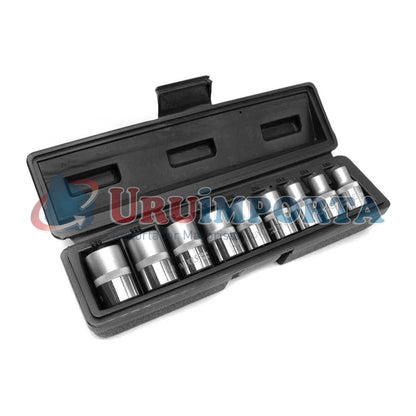 JUEGO DE DADO TORX 1/2” 9PZ E10-E24 UYUS DAX903