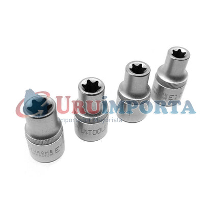 JUEGO DE DADO TORX 1/2” 9PZ E10-E24 UYUS DAX903