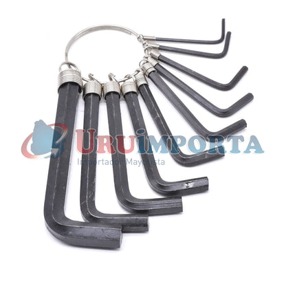 LLAVE ALLEN  20 PZ PULGADAS Y MILIMETRICAS LH-475