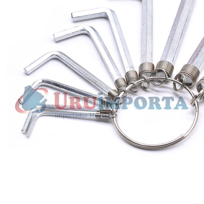 LLAVE ALLEN  20 PZ PULGADAS Y MILIMETRICAS LH-475