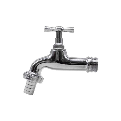 CANILLA 1/2″ SALIDA 3/4″ METALICA CROMADA LH-368