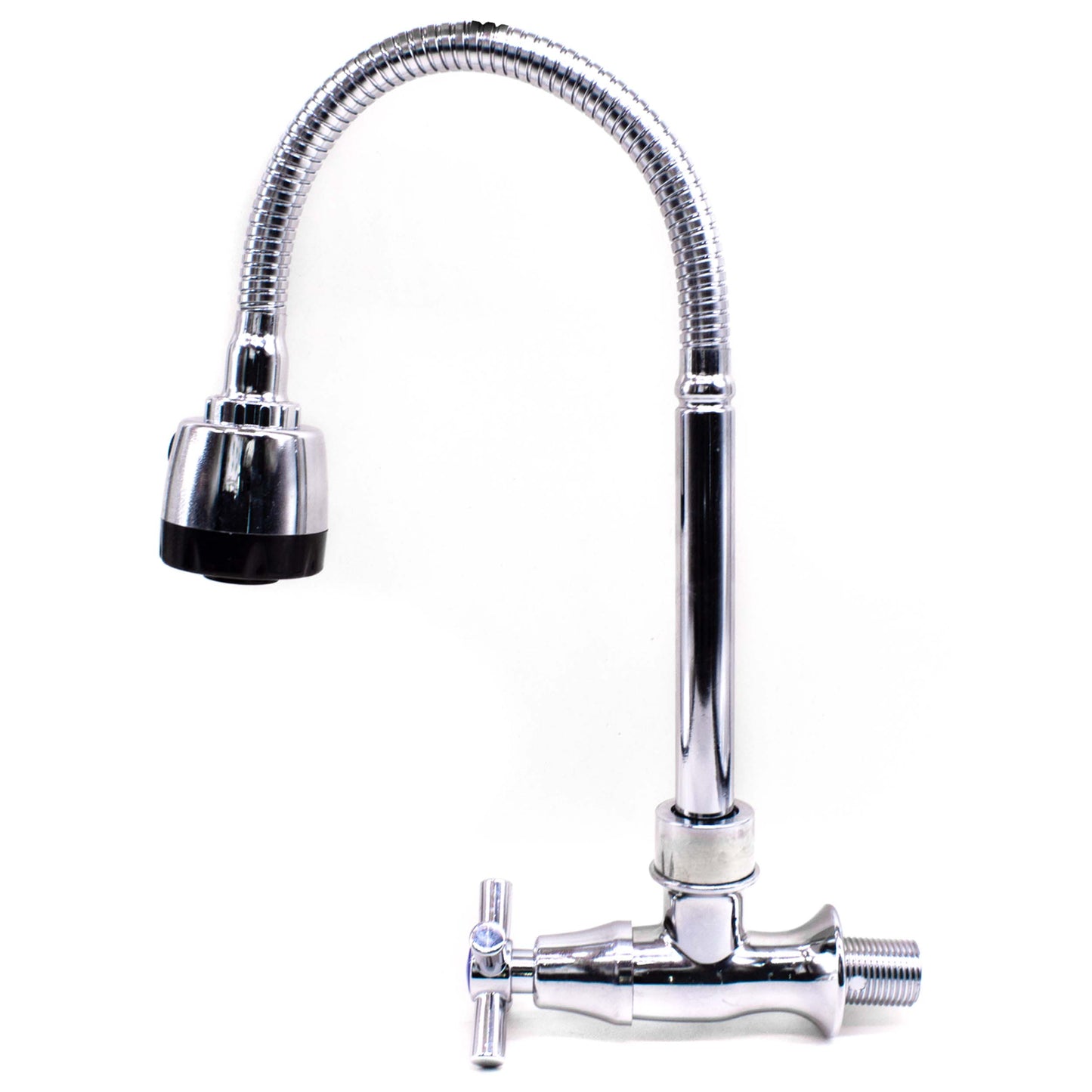 GRIFO METALICO PARA PARED C/PICO FLEXIBLE LH-1896