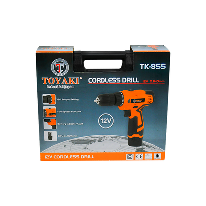 TALADRO A BATERIA 12V TOYAKI TK-855