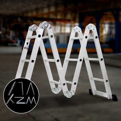 ESCALERA DE ALUMINIO MULTIFUNCIONAL 3.7MTRS LH1670