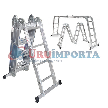 ESCALERA DE ALUMINIO MULTIFUNCIONAL 3.7MTRS LH1670