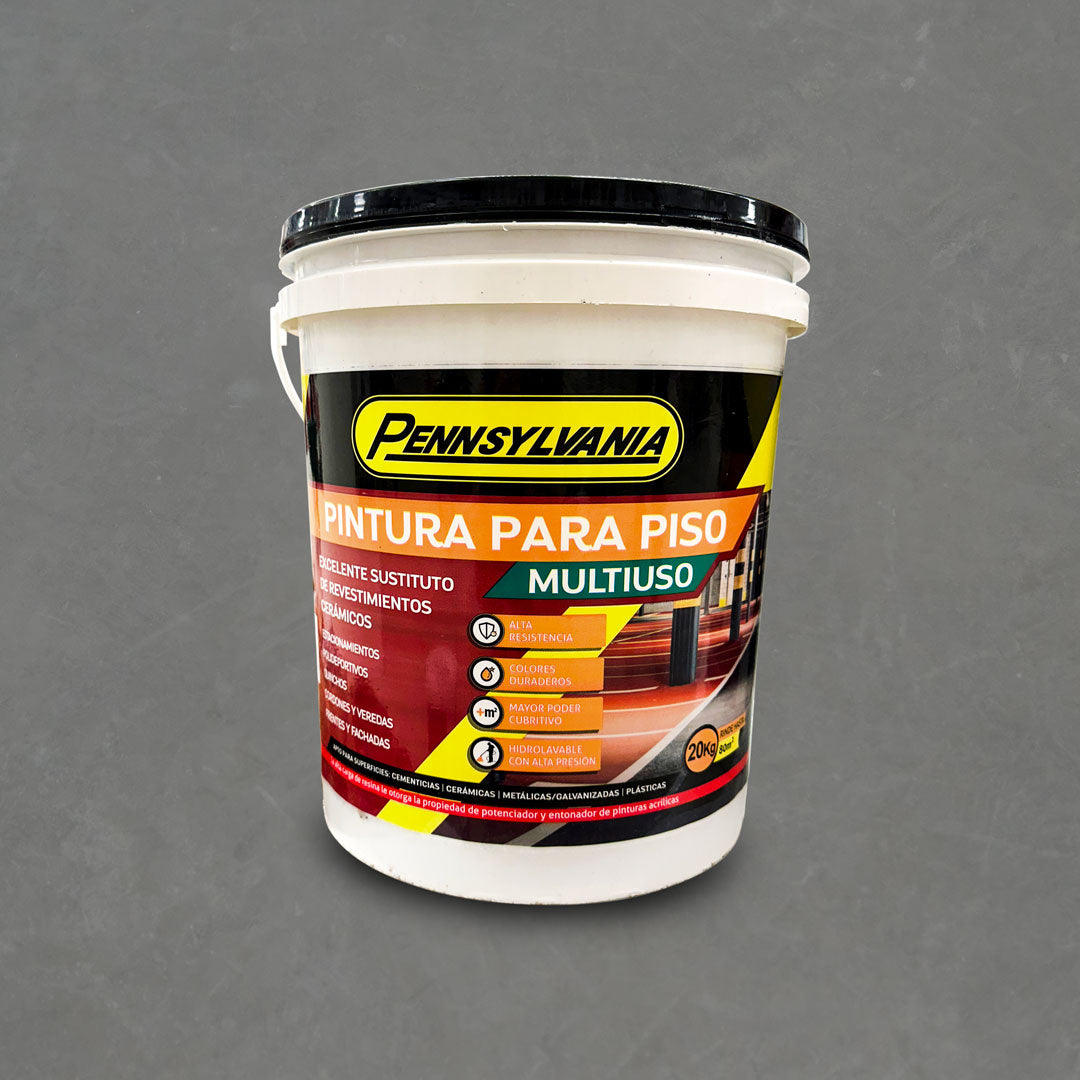 PINTURA PARA PISOS 20 KILOS GRIS