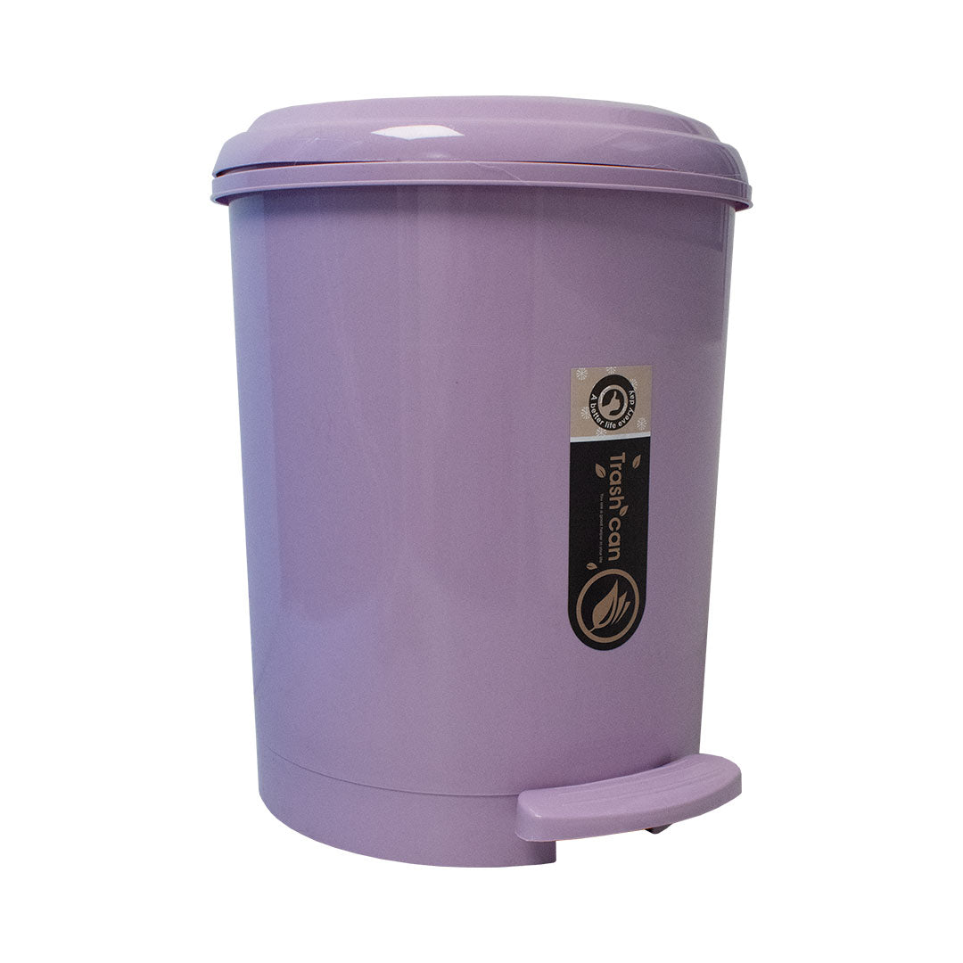 CESTO BASURA C/PEDAL PLAST COLORES SURTID GM-EC065