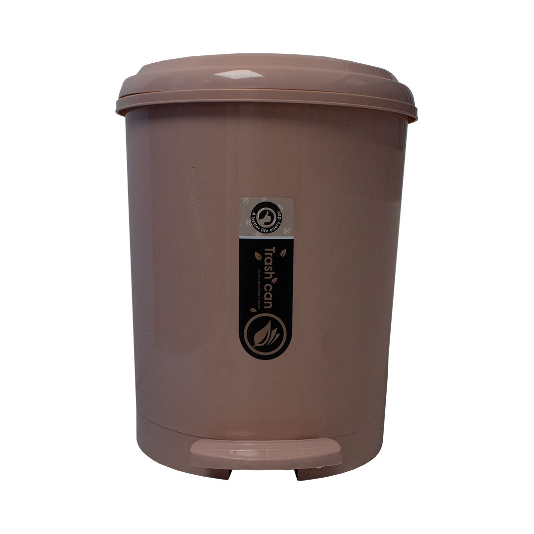 CESTO BASURA C/PEDAL PLAST COLORES SURTID GM-EC065
