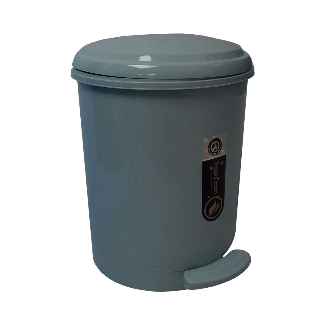CESTO BASURA C/PEDAL PLAST COLORES SURTID GM-EC065