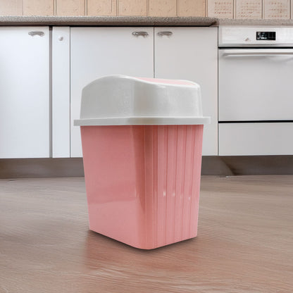 CESTO BASURA C/TAPA PLAST COL SURTID XJ/1961 0933