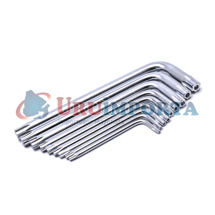 LLAVE TORX CORTAS 9PZ UYUSTOOLS DEC 901