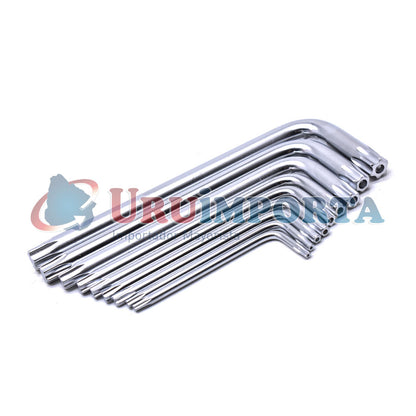 LLAVE TORX CORTAS 9PZ UYUSTOOLS DEC 901